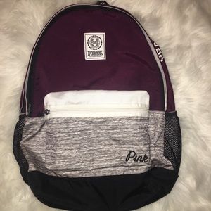 PINK maroon backpack